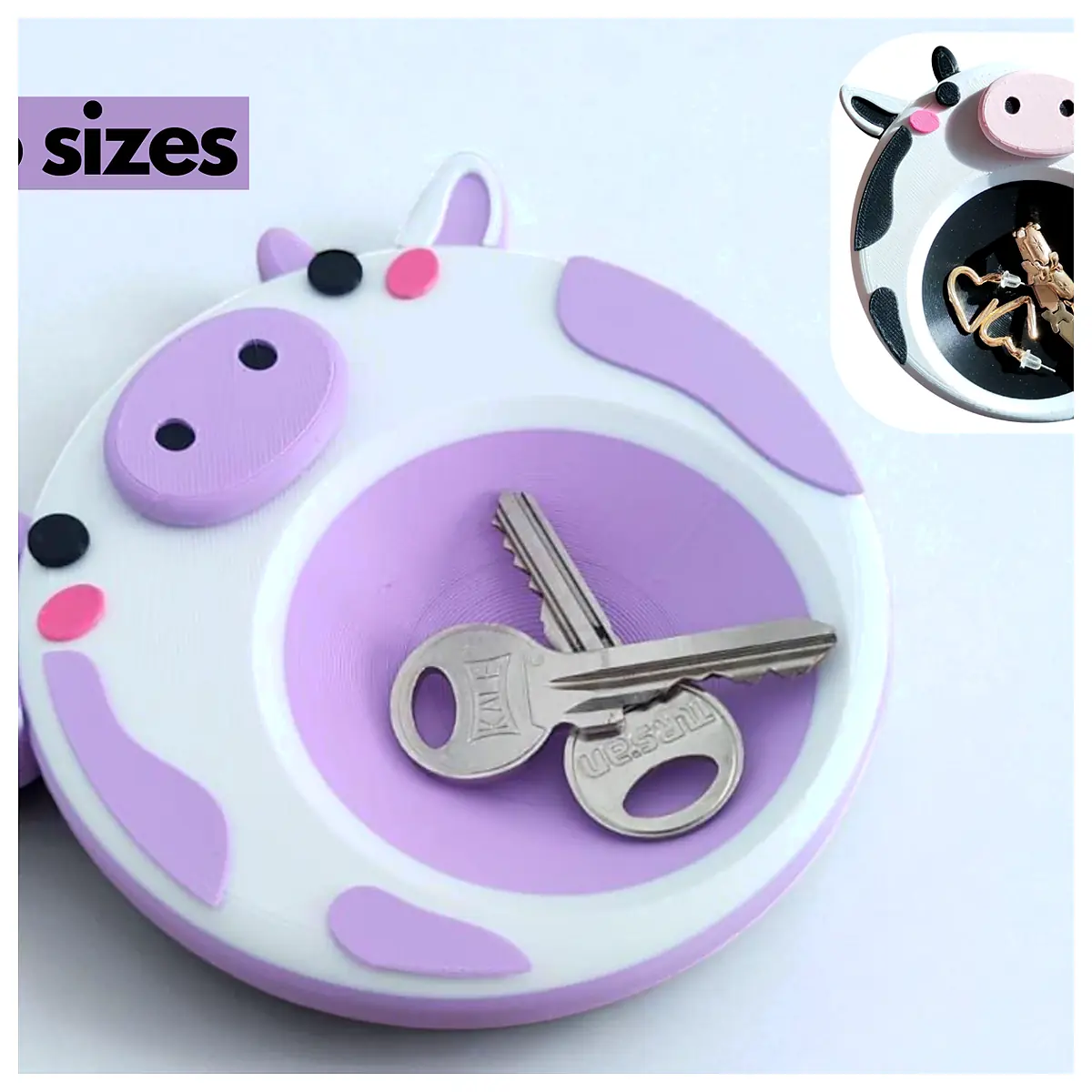 Bowl Organizer 2 s Keys Jewelry Storage Container Multi Purpose Accessory Box Key Chains