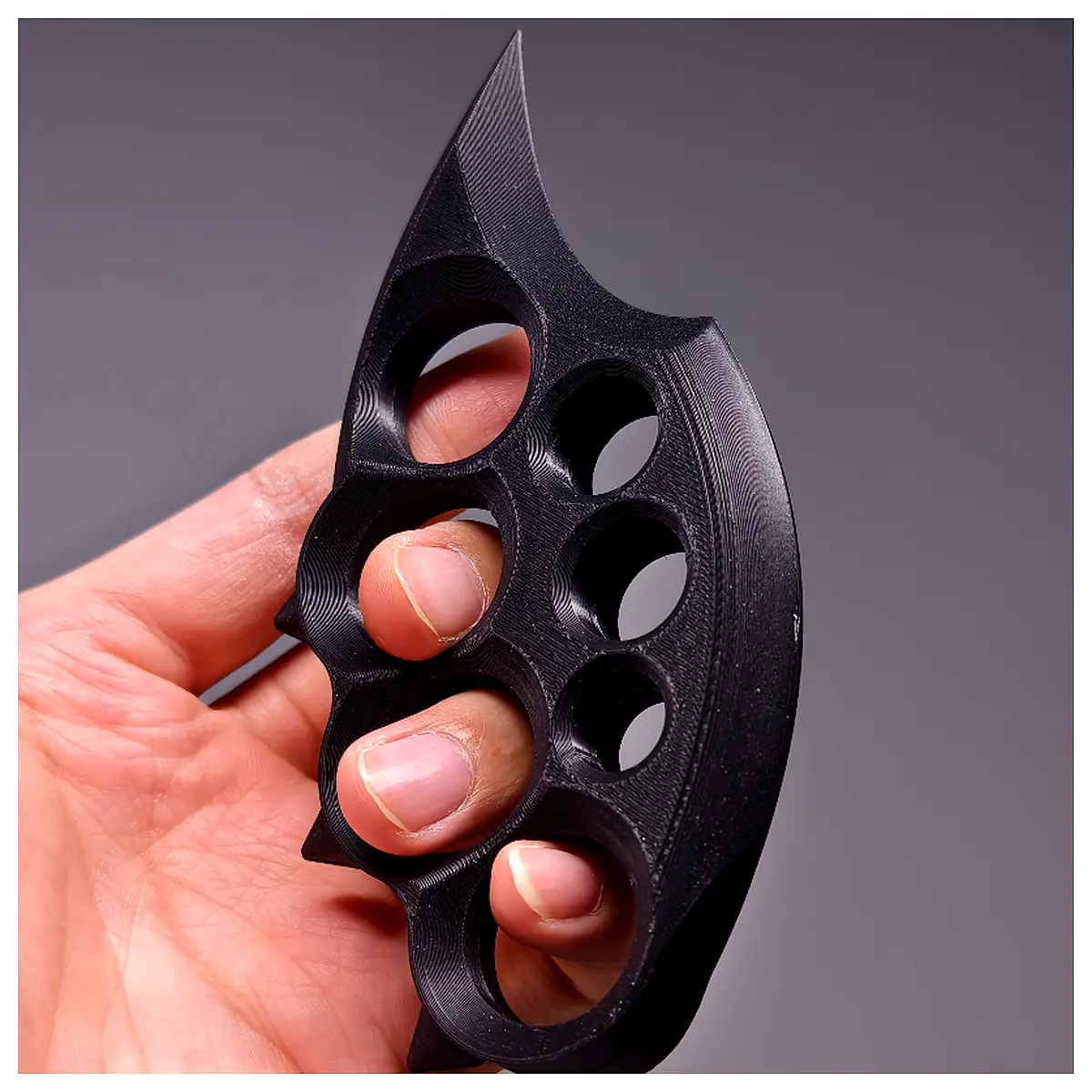 Grocery Carrier Tool Self Defense Knuckle Duster Emergency Weapon Parts Repair