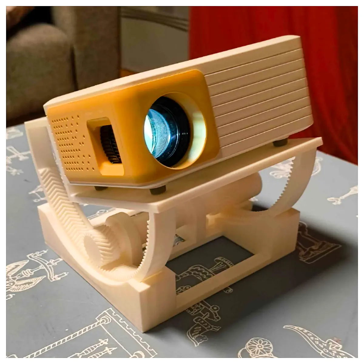 Projector Angle Adjuster V3 Adjustable Mount Screen Correction Lens Alignment Repair Parts