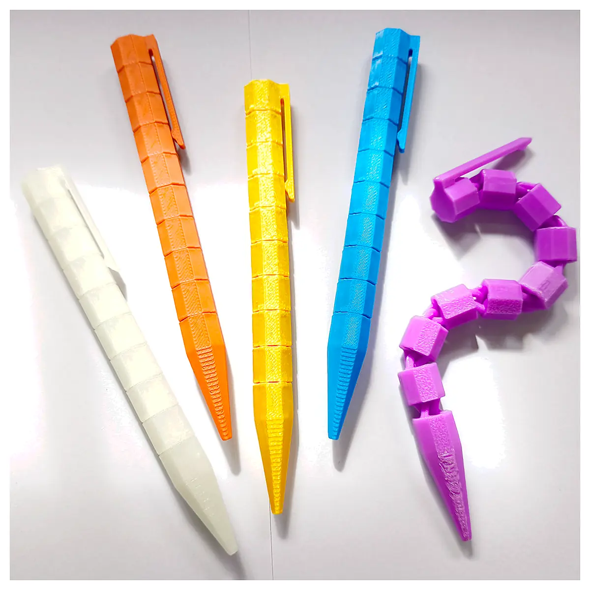 Flexible Pen Chain Pull Tug Transform Instant Pen Link Adjustable Parts Repair Now