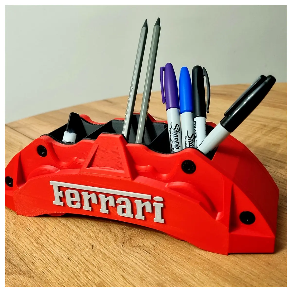 Ferrari Desktop Organizer Multi Functional Desk Storage Box Office Supplies Holder Accessories Parts Repair