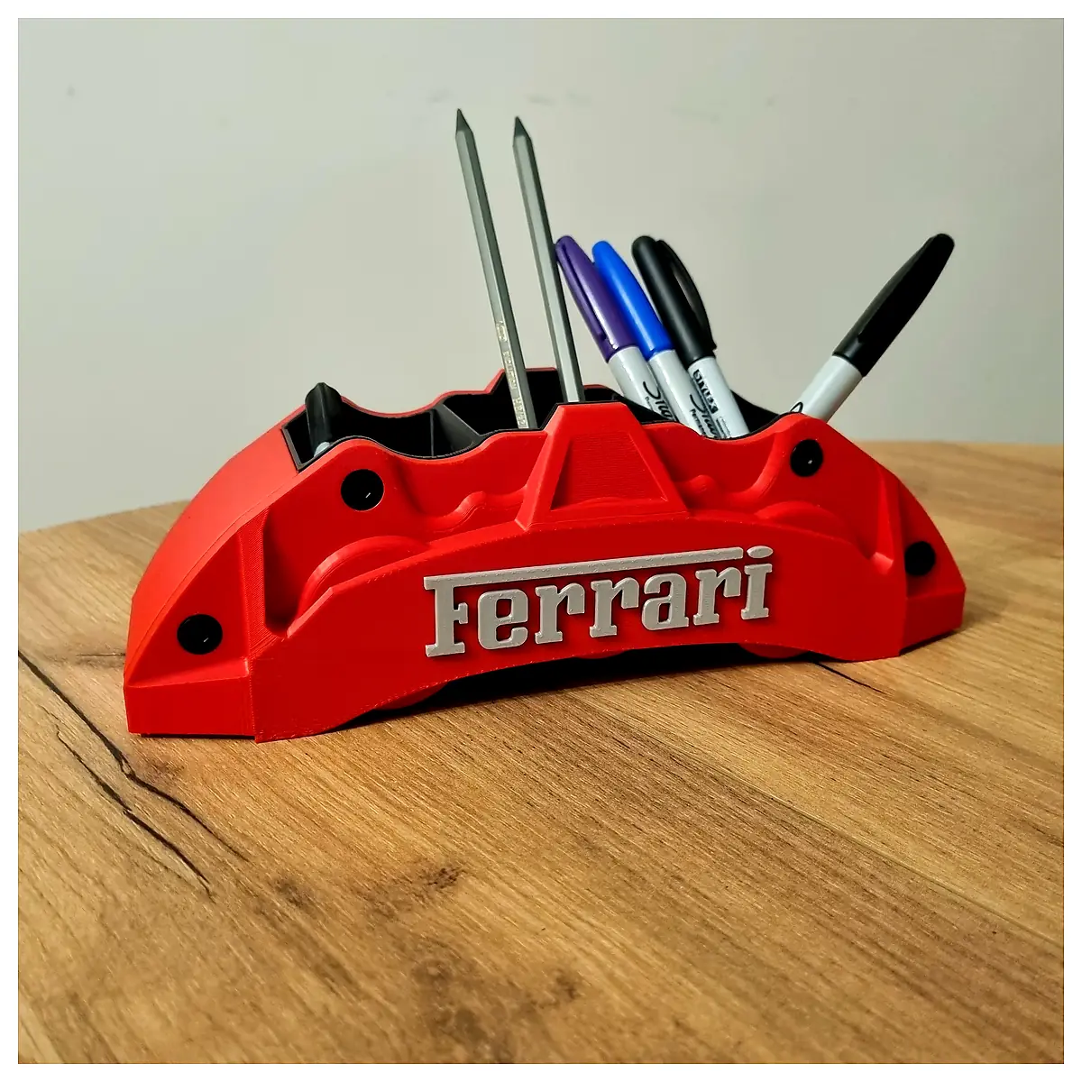 Ferrari Desktop Organizer Multi Functional Desk Storage Box Office Supplies Holder Accessories Parts Repair