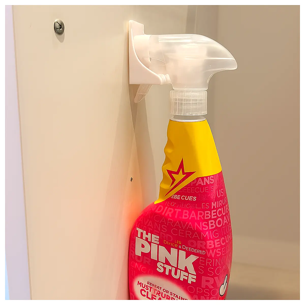 Spray Bottle Holder Cabinet Mount Kitchen Sprayer Holder Wall Mount Spray System Accessories