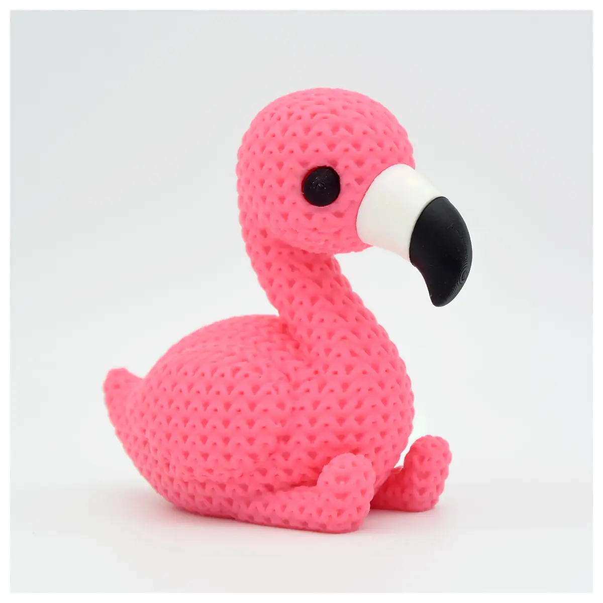 Knitted Flamingo Plush Toy Soft Cute Party Decoration Kids Gift Party Supplies