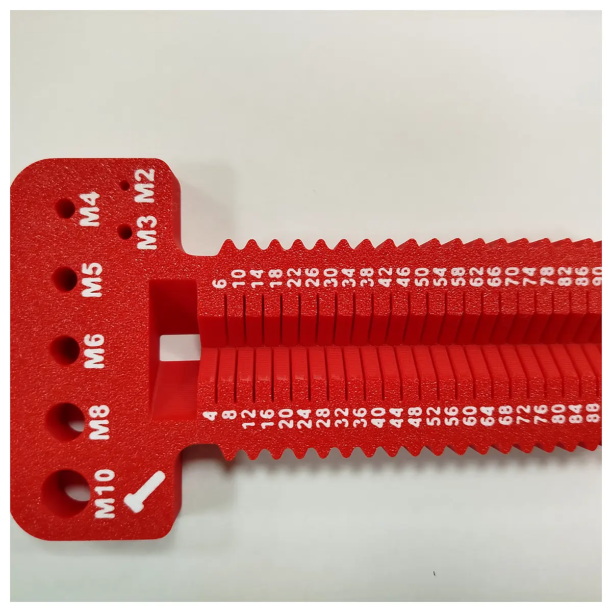 Screw Measuring Tool M2 M10L4 100mm Measurement Tool Thread Dimensions Metric Thread Parts Accessories