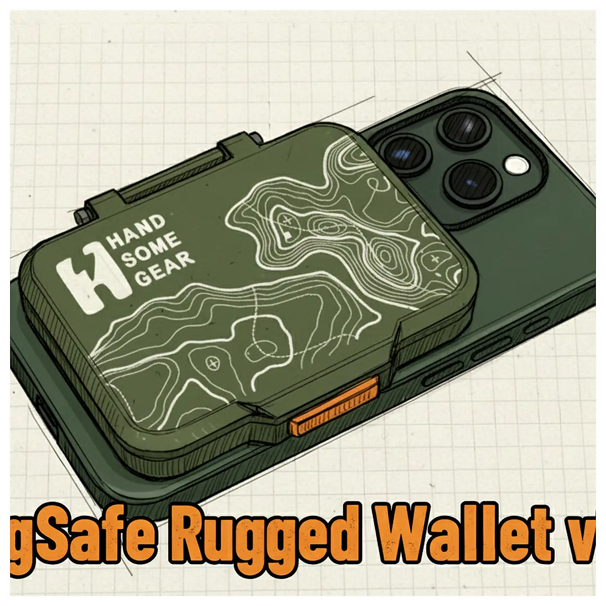 MagSafe Wallet Case Magnetic Protection Rugged Durable Phone Accessories Universal Holder