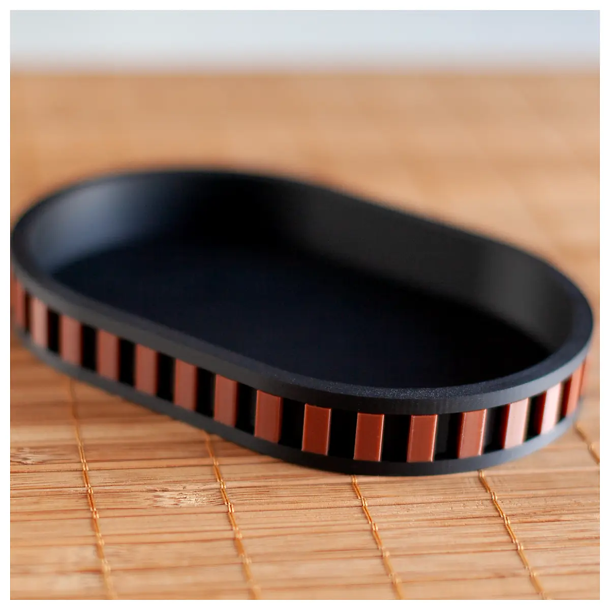 Small Two Tone Tray Organizer Kitchen Counter Storage Shelf Dining Room Accessory Decorative Tray Parts Tray Accessories