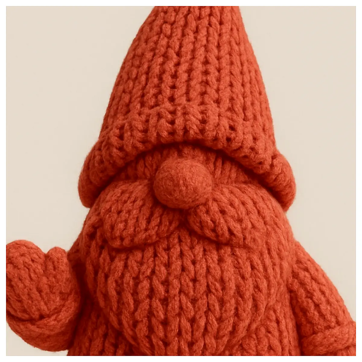 Knit Gnome Christmas Decoration Handmade Wichtel Toy Christmas Gift Knitting Gnome Festive Ornament