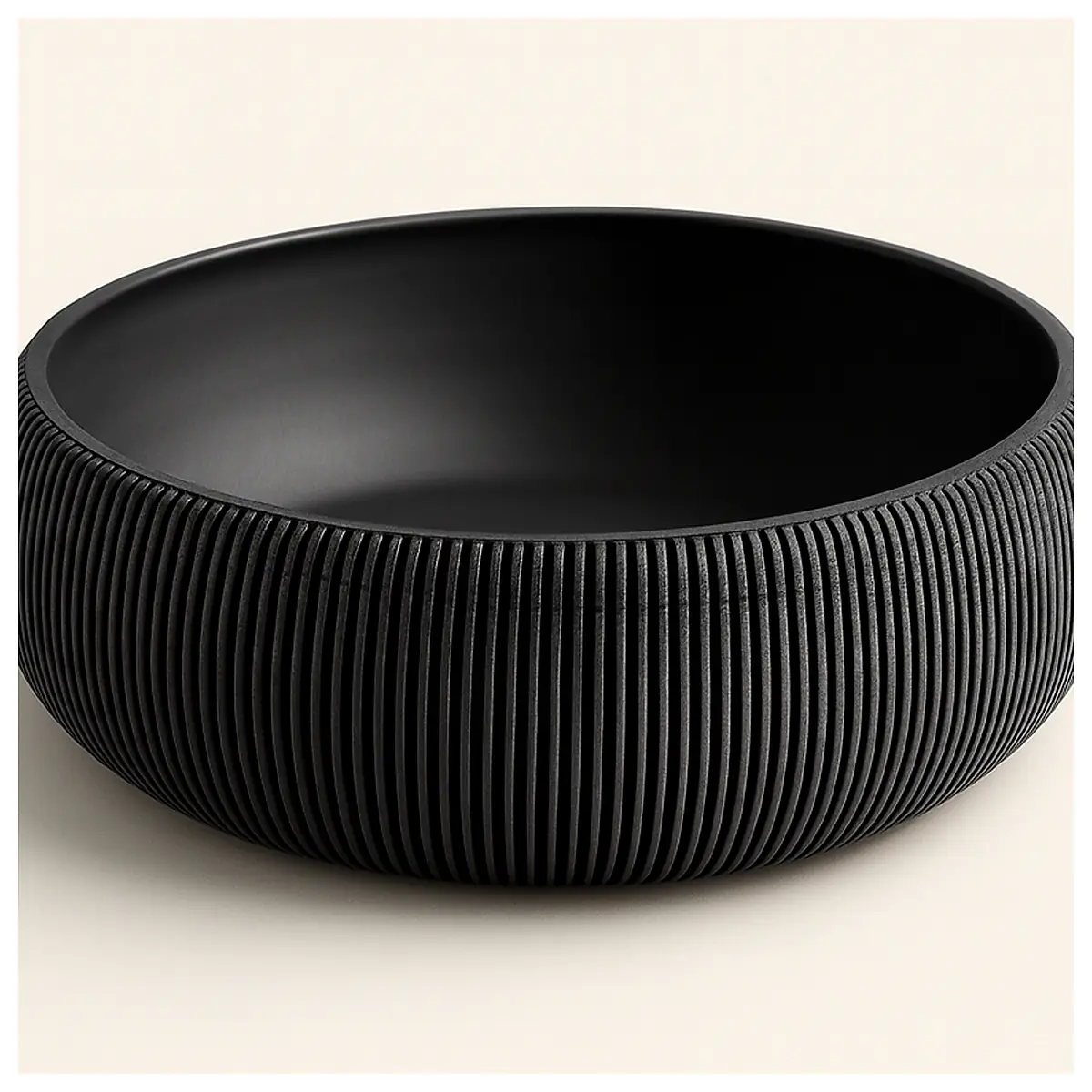 Pleated Sculptural Bowl Centerpiece Decorative Vase Home Decor Universal Accent