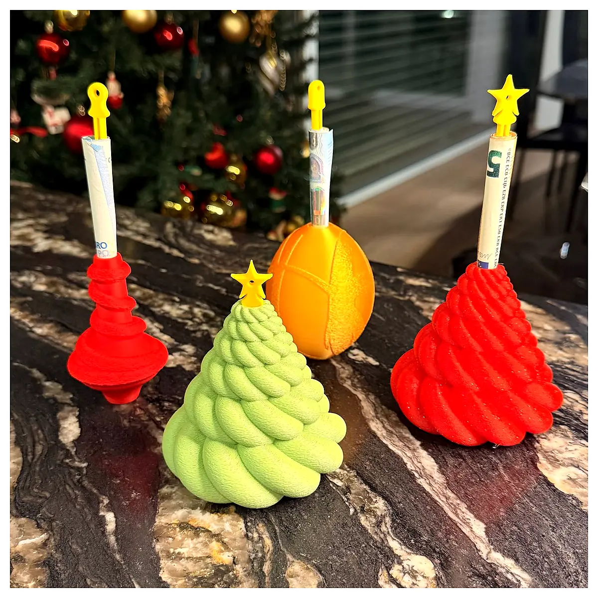 Christmas Ornament Money Holder Universal Festive Decoration Money Box Holiday Accessory Ornament Holder