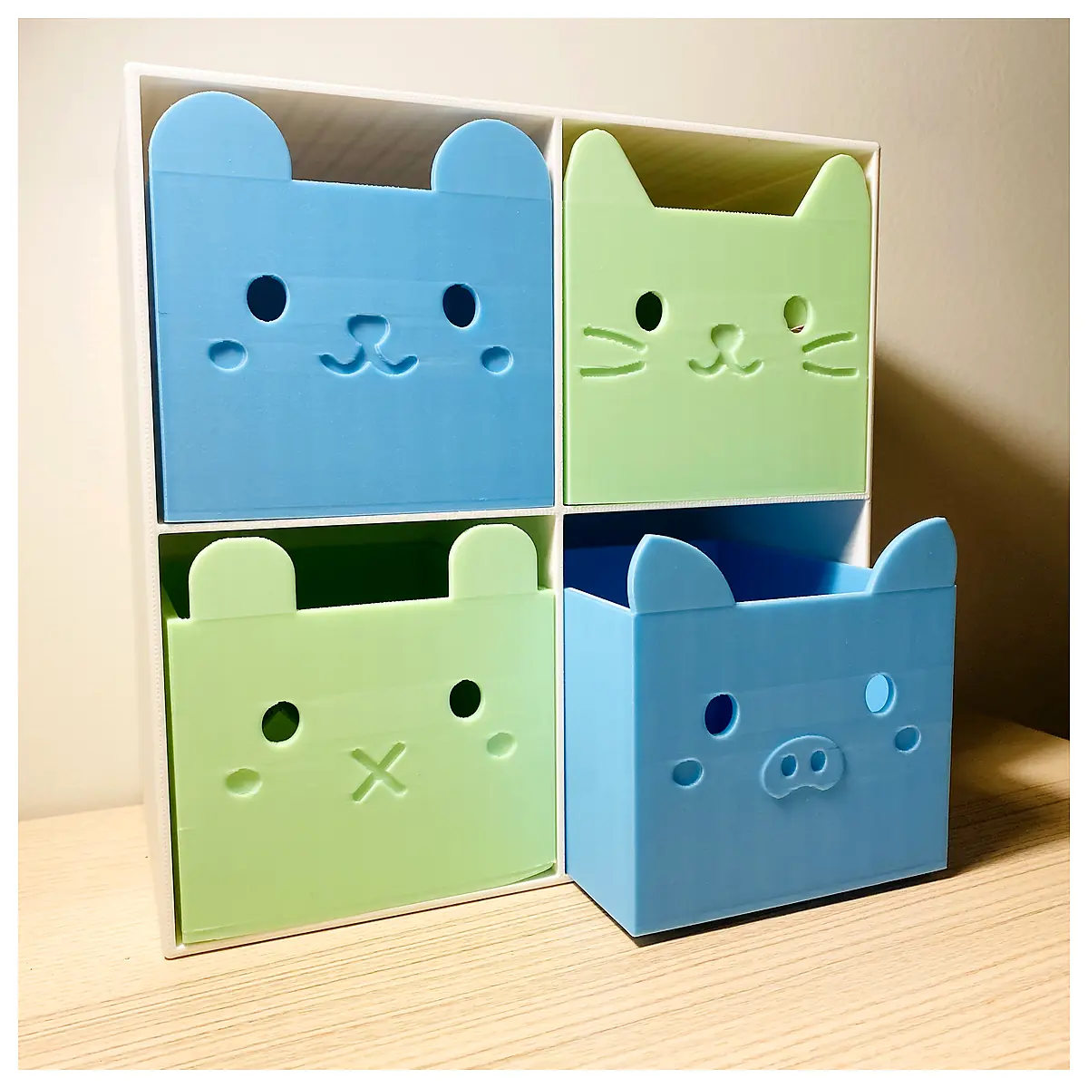 Small Animal Drawer Organizer Desktop Storage Box Pet Supplies Multi Function Container Automotive Parts Repair