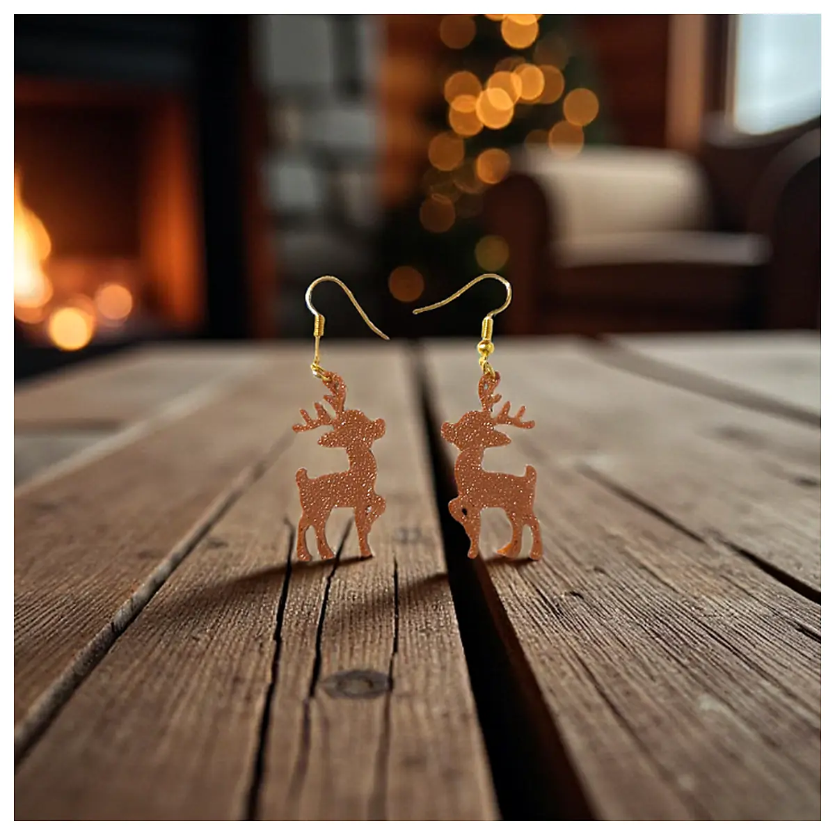 Baby Reindeer Earrings Cute Christmas Gift Animal Earring Festive Jewelry Reindeer Accessories Holiday Decorations