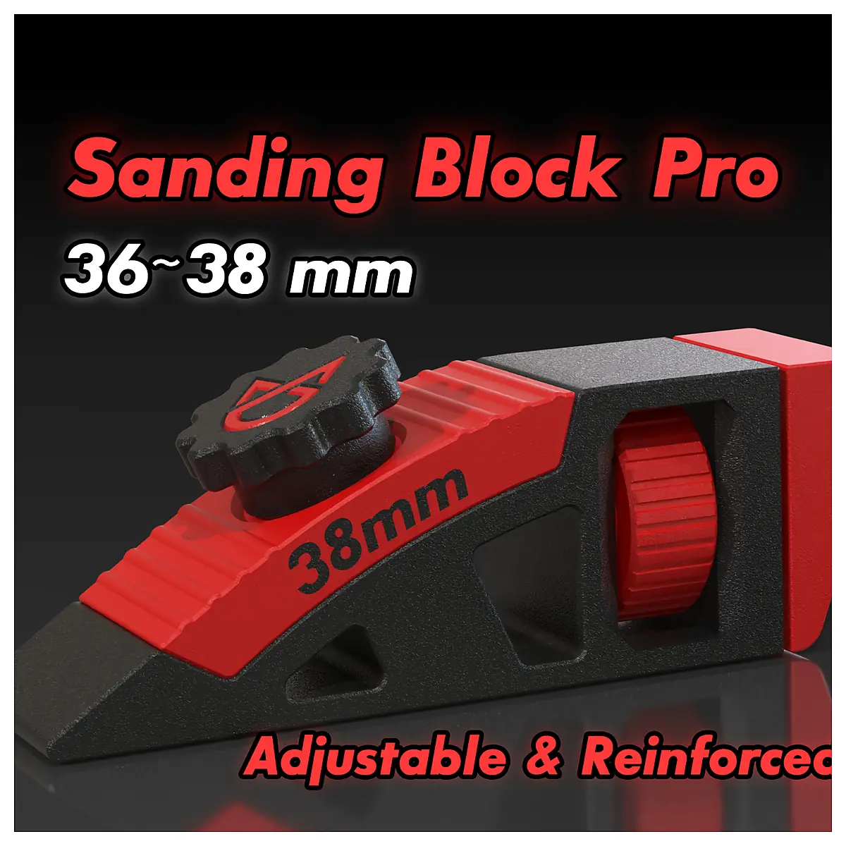 Sanding Block Adjustable Tensioner 38mm Sanding Tool Accessories Multi Purpose Block
