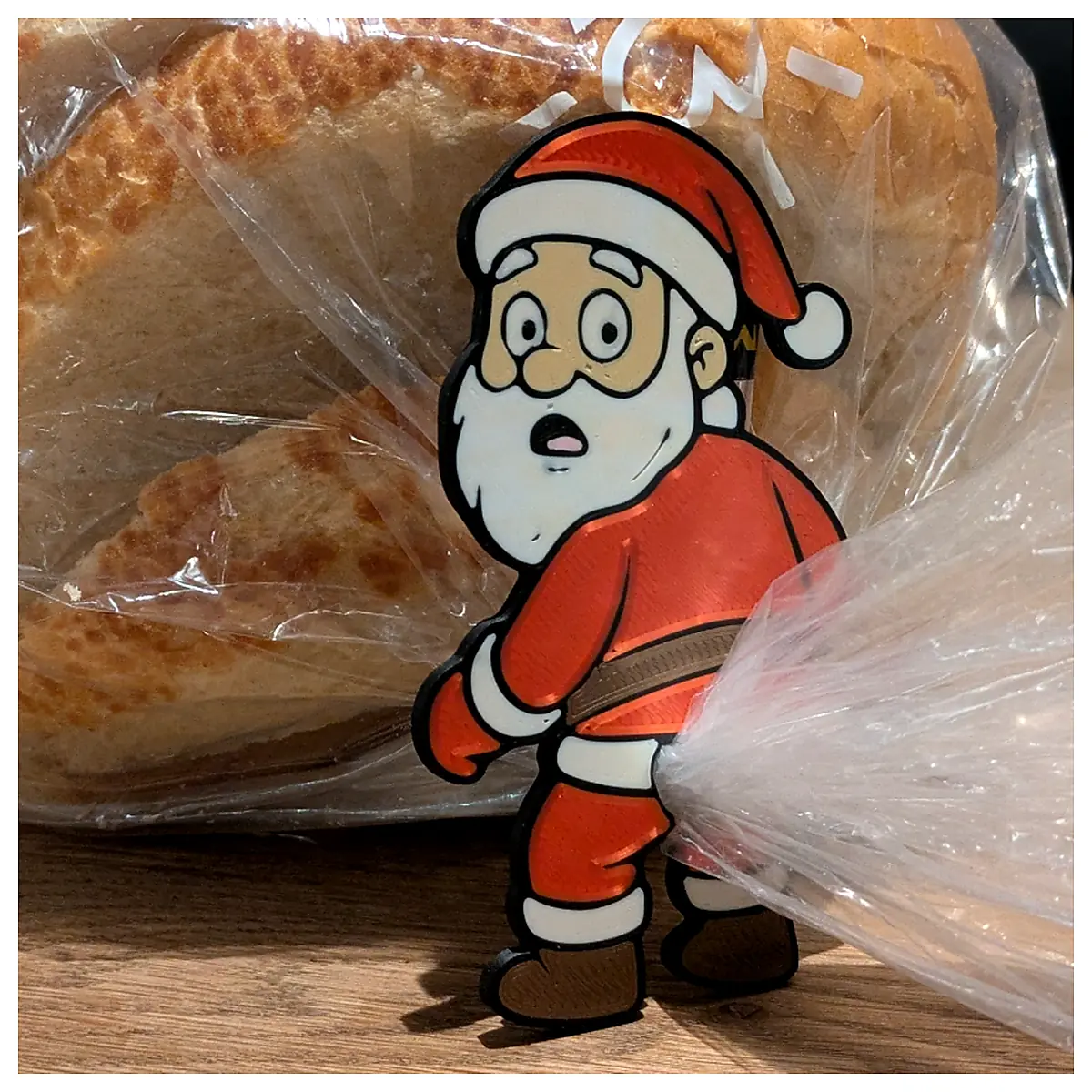 Santa Bread Bag Clips Seal Loaves Food Storage Baking Accessories Kitchen Essentials