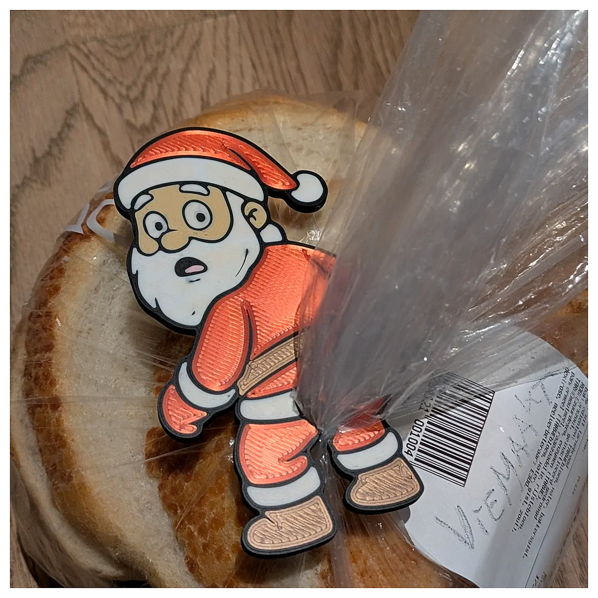 Santa Bread Bag Clips Seal Loaves Food Storage Baking Accessories Kitchen Essentials