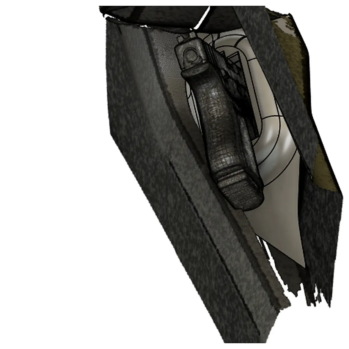F150 F250 Side Arm Holster Gun Holster Gun Carry Tactical Holster Gun Accessories Gun Case