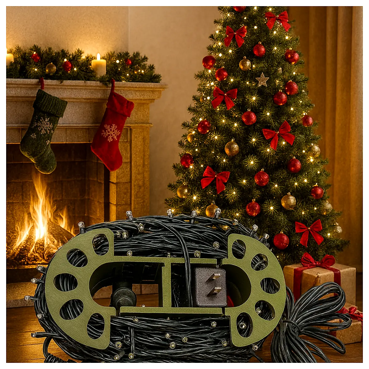 Heavy Duty Cord Organizer Cable Spool Storage Reel Wire Management Universal Cable Wrap Tool Spool Storage