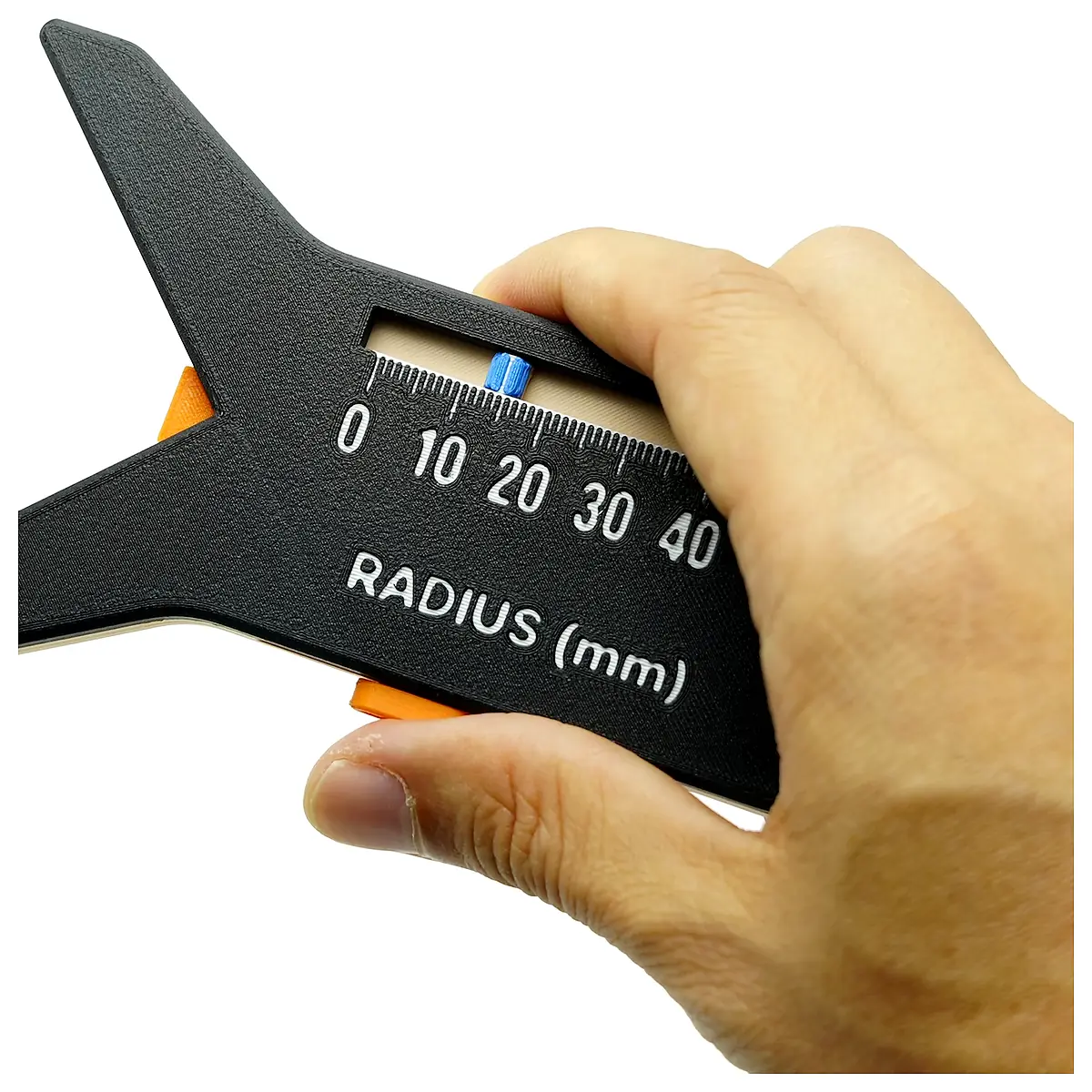 Radius Gauge Measuring Tool Radius Finder Distance Meter Circle Tool Parts Repair Measurement
