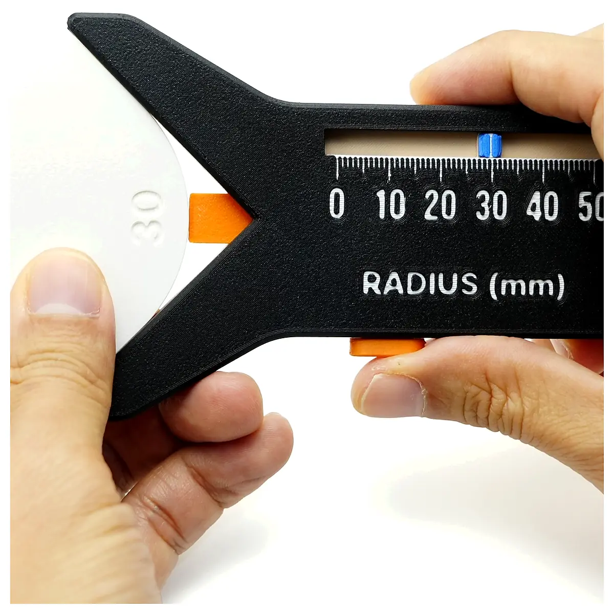 Radius Gauge Measuring Tool Radius Finder Distance Meter Circle Tool Parts Repair Measurement