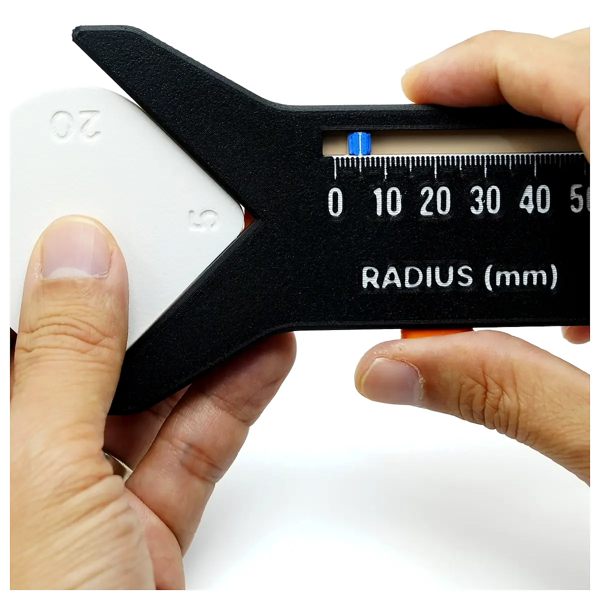 Radius Gauge Measuring Tool Radius Finder Distance Meter Circle Tool Parts Repair Measurement