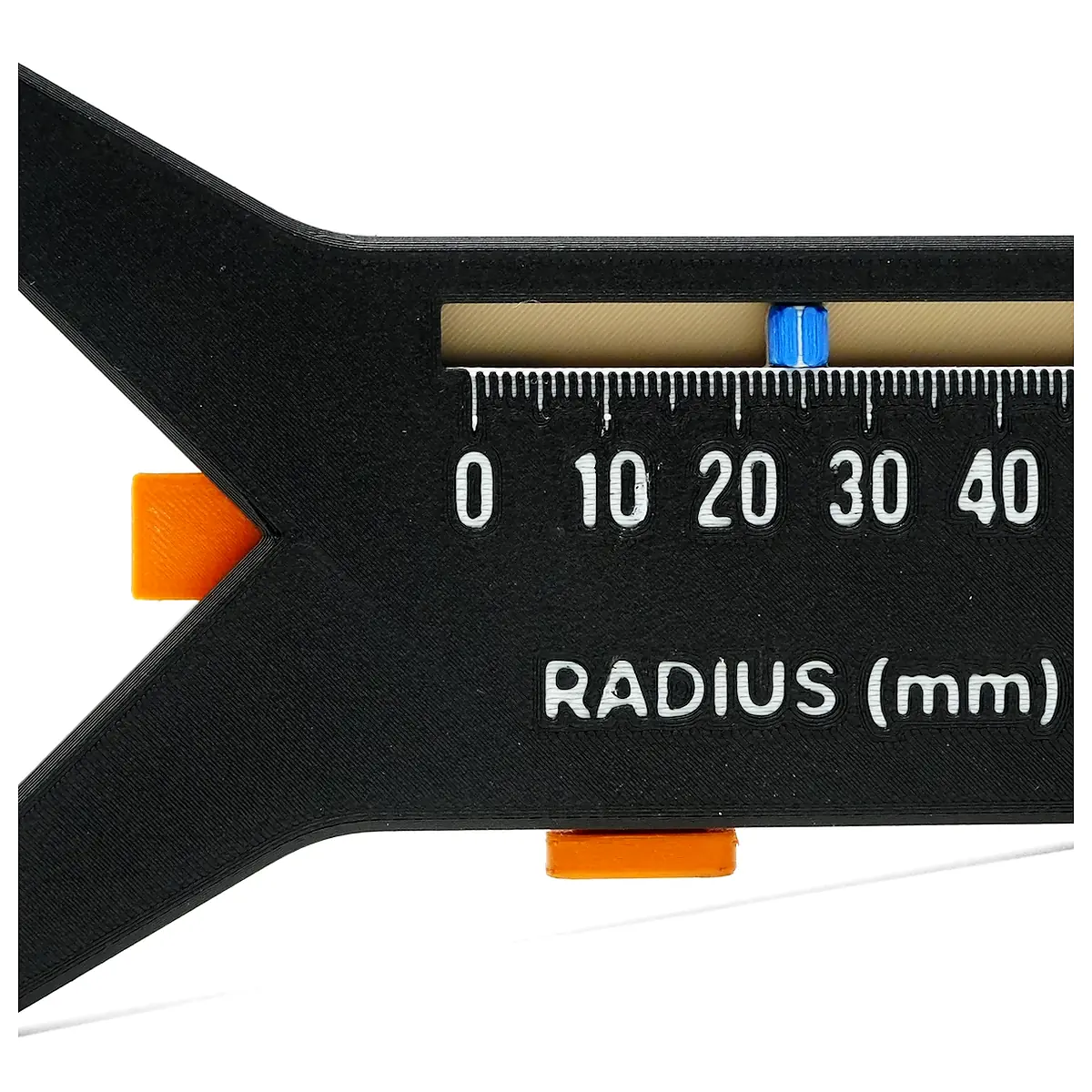 Radius Gauge Measuring Tool Radius Finder Distance Meter Circle Tool Parts Repair Measurement
