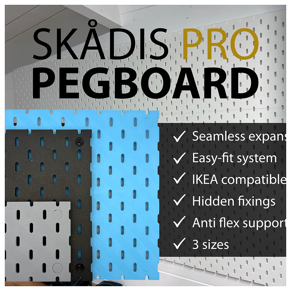 Pegboard System Storage Solutions Wall Mounting Organizer Parts Accessories Repair Maintenance