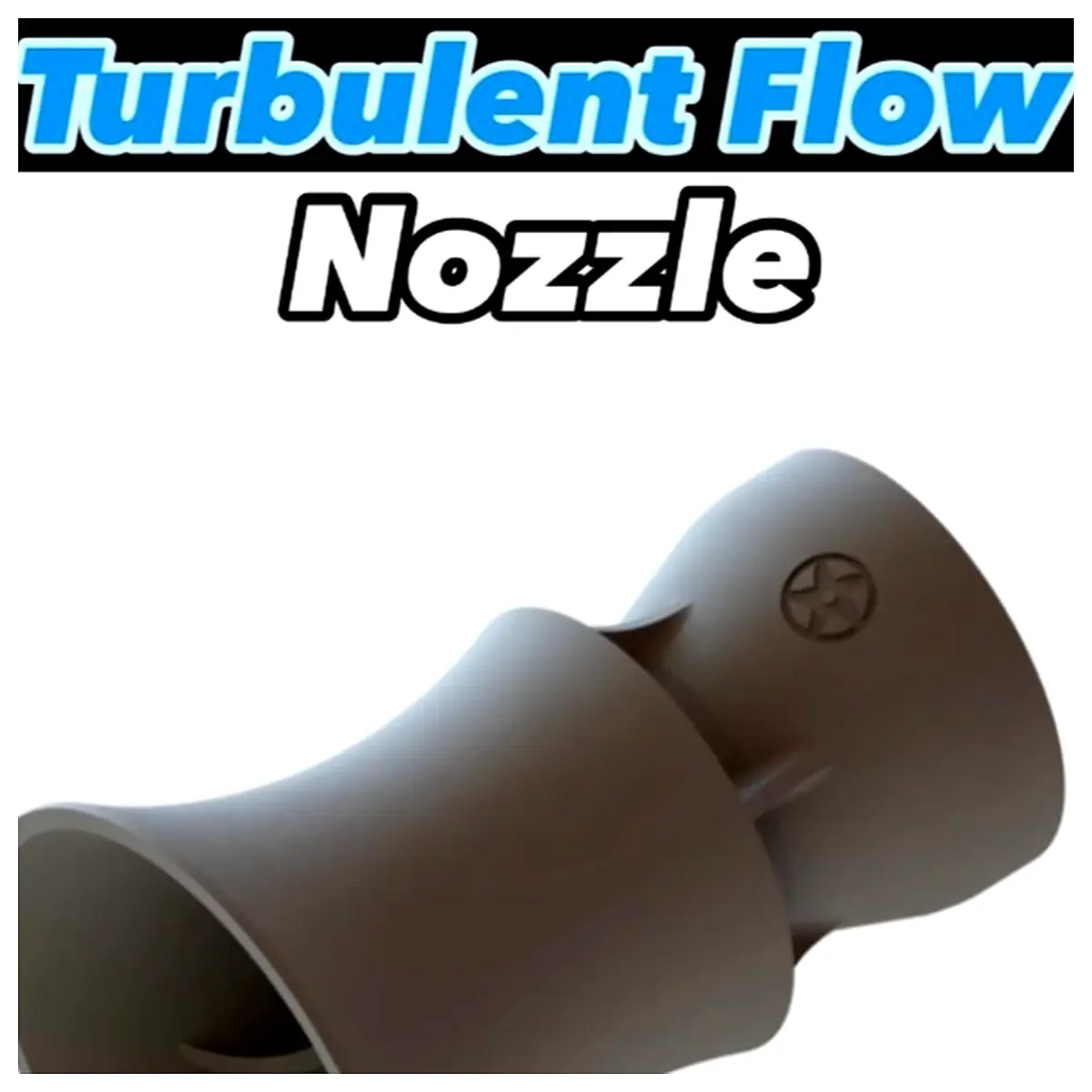 Turbulent Flow Nozzle 12 Inch Stubby Pump Parts Flow Optimization Repair Replacement