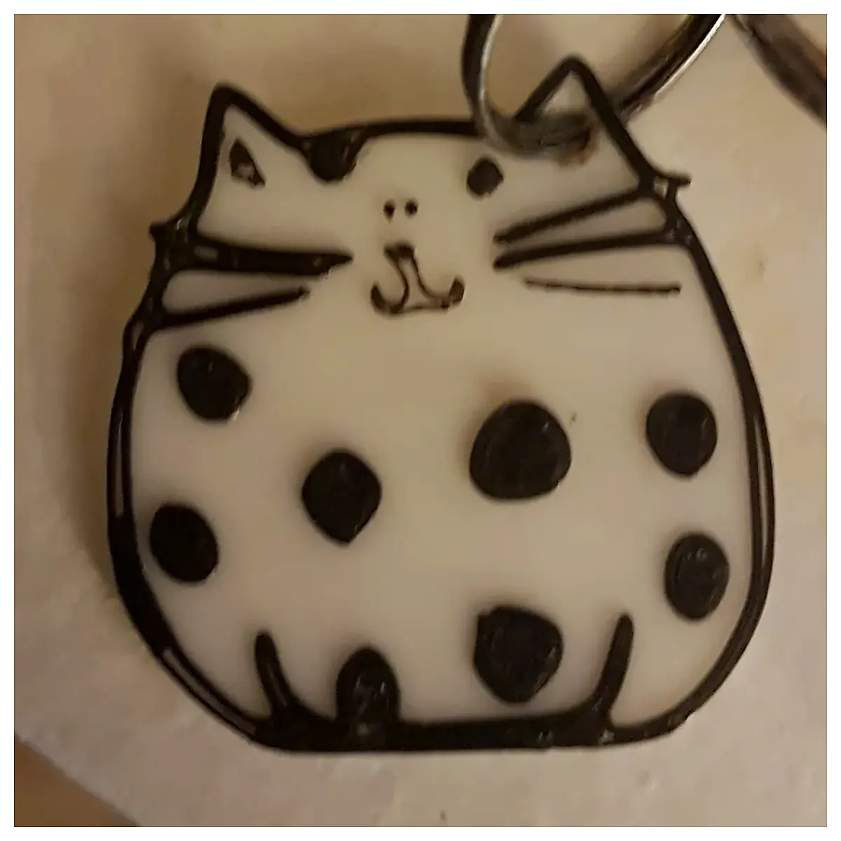 Cat Claw Keychain Cute Cat Accessory Pet Cat Parts Keyring Cat Supplies Lucky Charm Memorial Gift