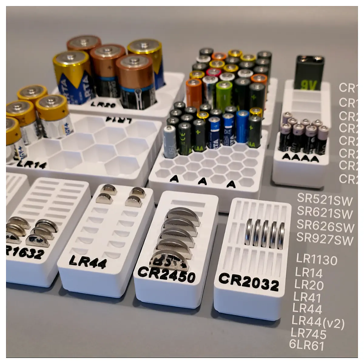 PowerCell Organizer Storage Box Modular Electronics Parts Accessories Assembly Tools Gridfinity System