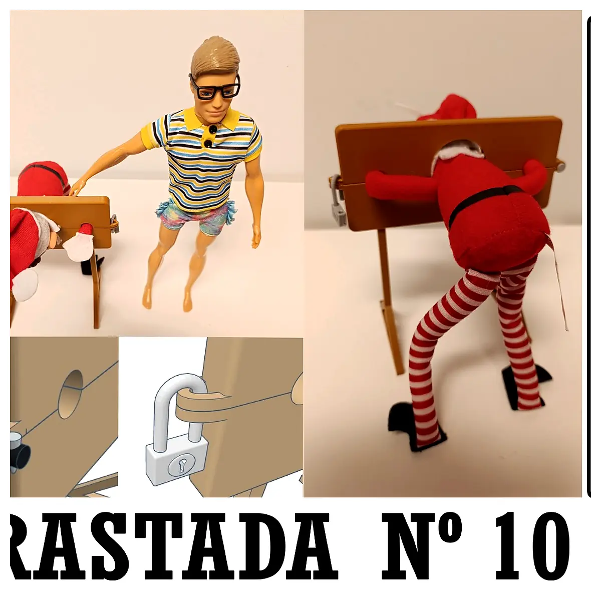 Elf on the Shelf Prank 10 Creative Christmas Toy Ideas Funny Decoration Gift Party Props Elf Pranks