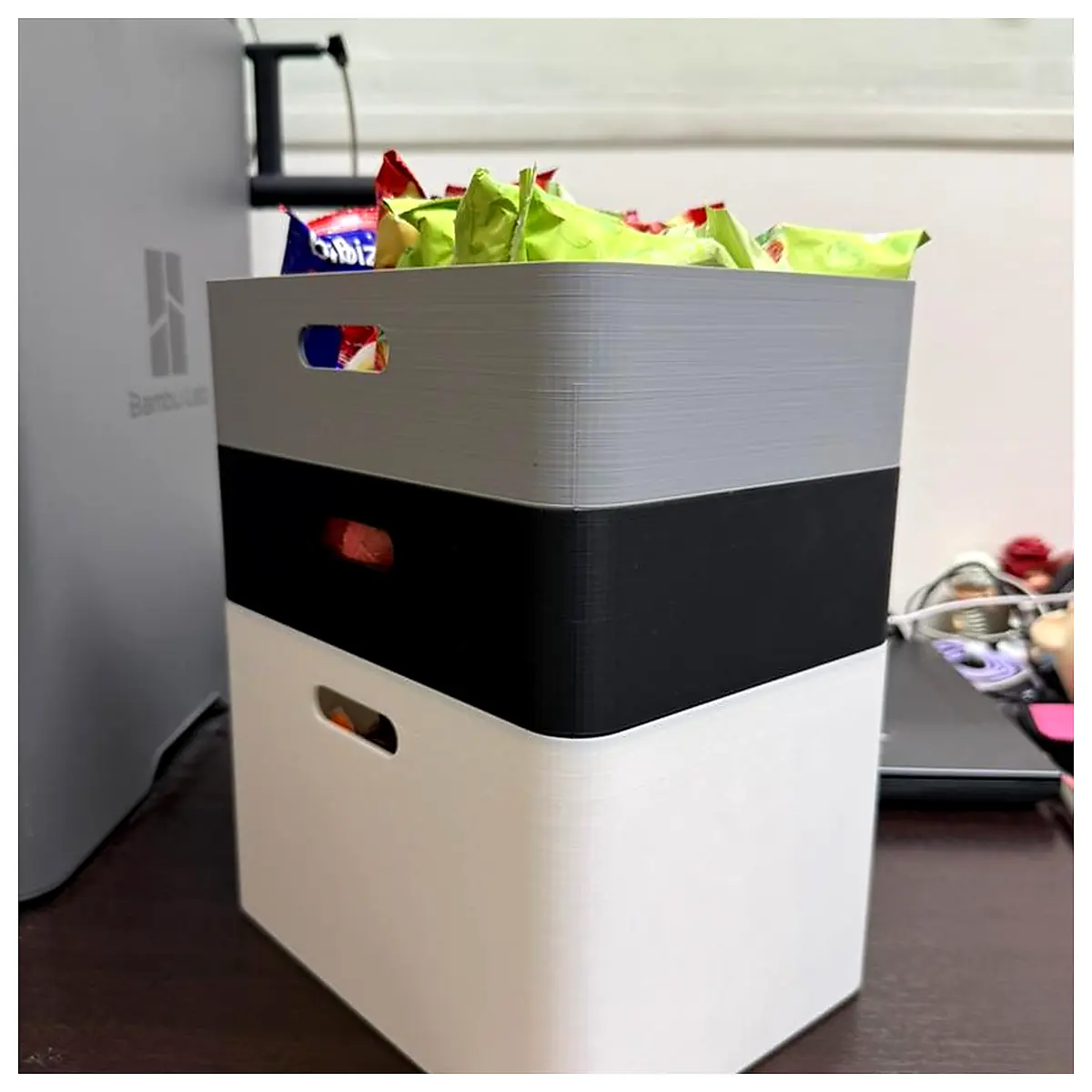 Stackable Storage Boxes Organizer Storage Solutions Boxes Home Storage Parts Accessories