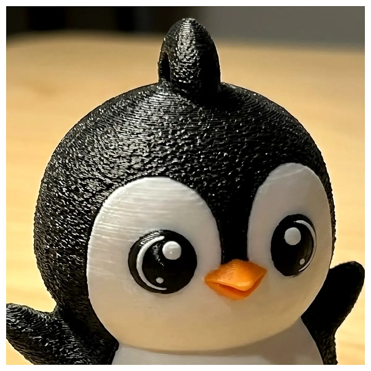 3D Penguin Keychain Cute Animal Gift Charms Keyring Accessories Replacement Parts Repair Universal