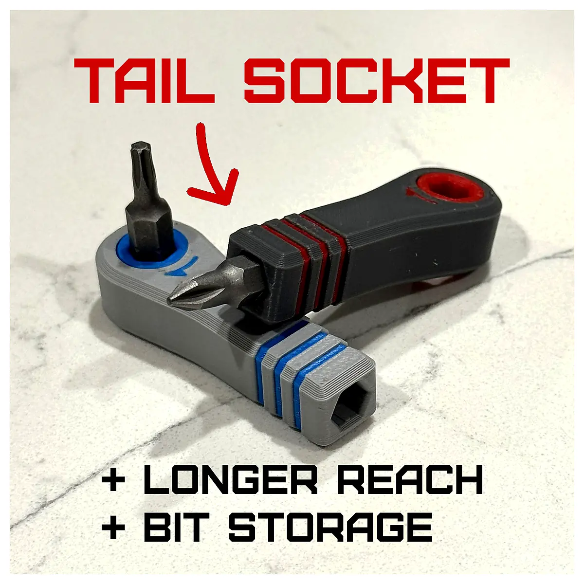 Micro EDC Pocket Ratchet Driver Print in Place Auto Repair Tools Parts Removal Diagnostic Tool
