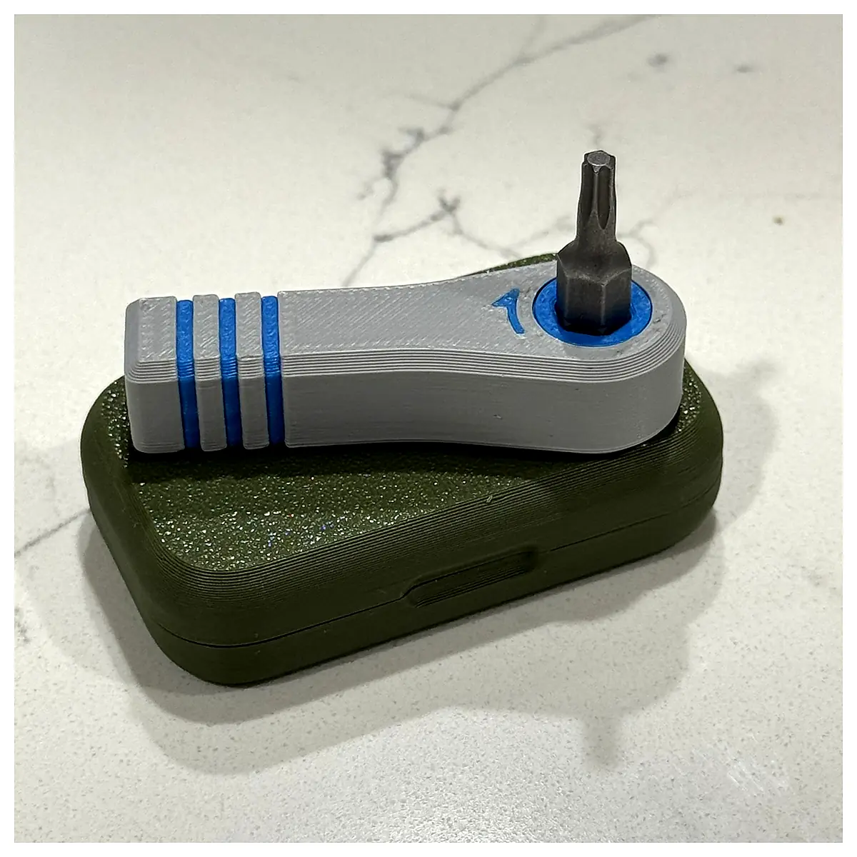Micro EDC Pocket Ratchet Driver Print in Place Auto Repair Tools Parts Removal Diagnostic Tool