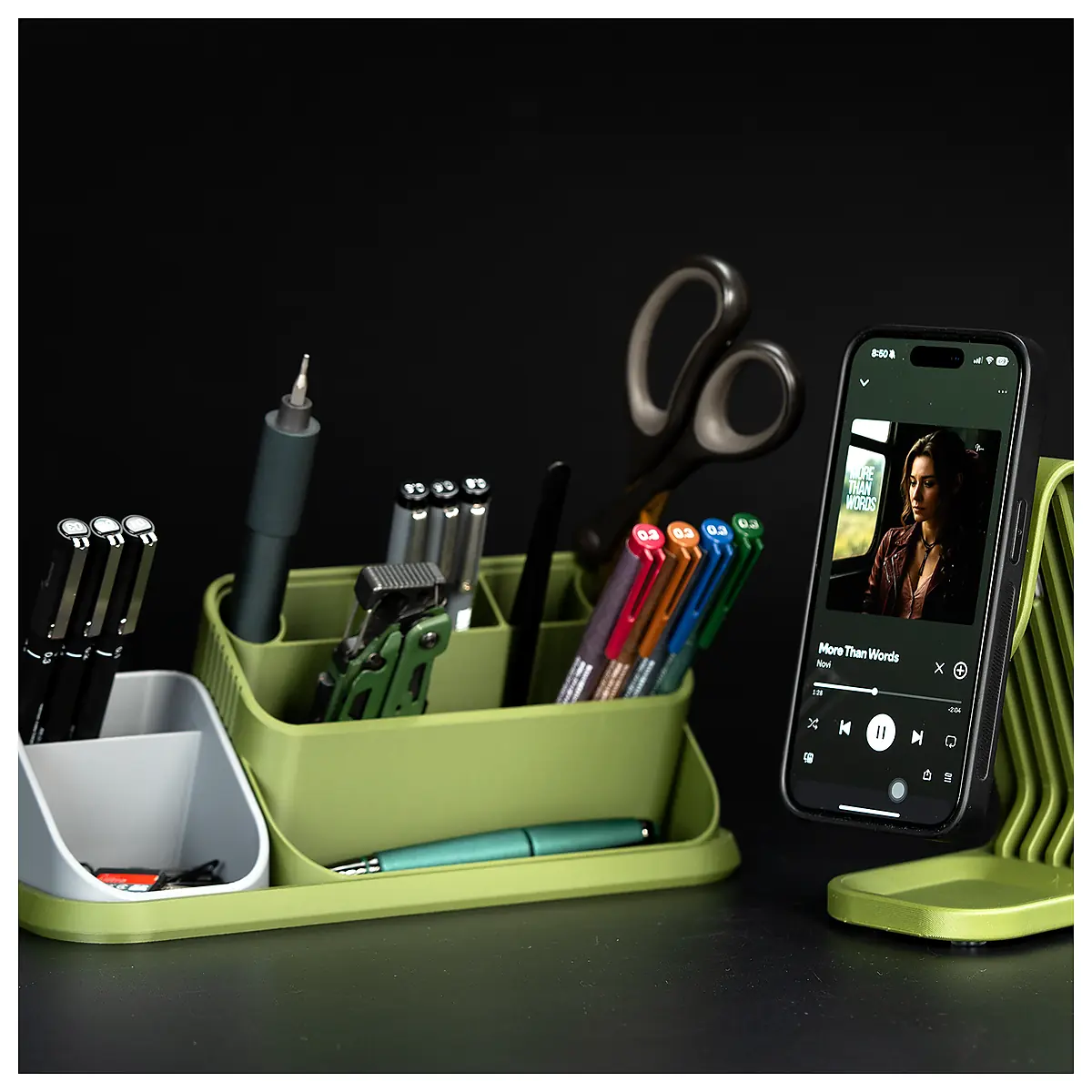 Modular Desk Organizer System MagSafe Phone Stand Storage Solutions Phone Holder Accessories Desk Organizer