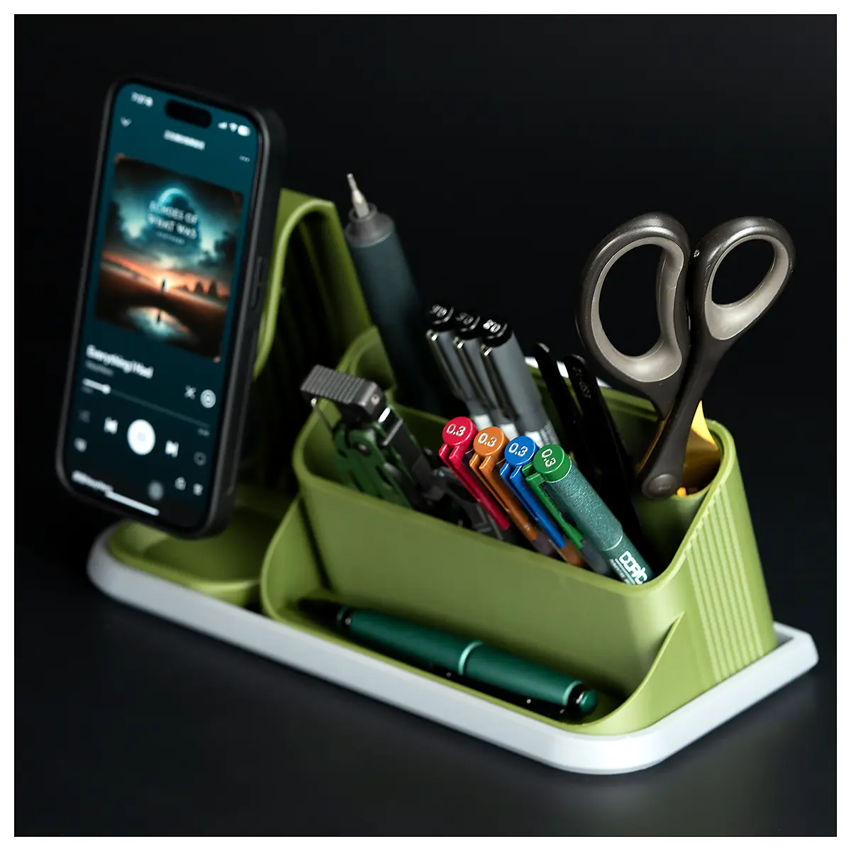 Modular Desk Organizer System MagSafe Phone Stand Storage Solutions Phone Holder Accessories Desk Organizer