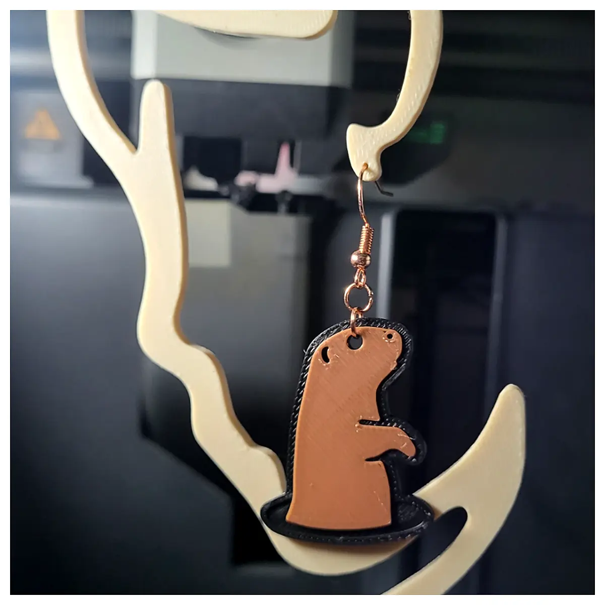 Groundhog Earring Animal Hole Rabbit Jewelry Pet Accessories Repair Parts