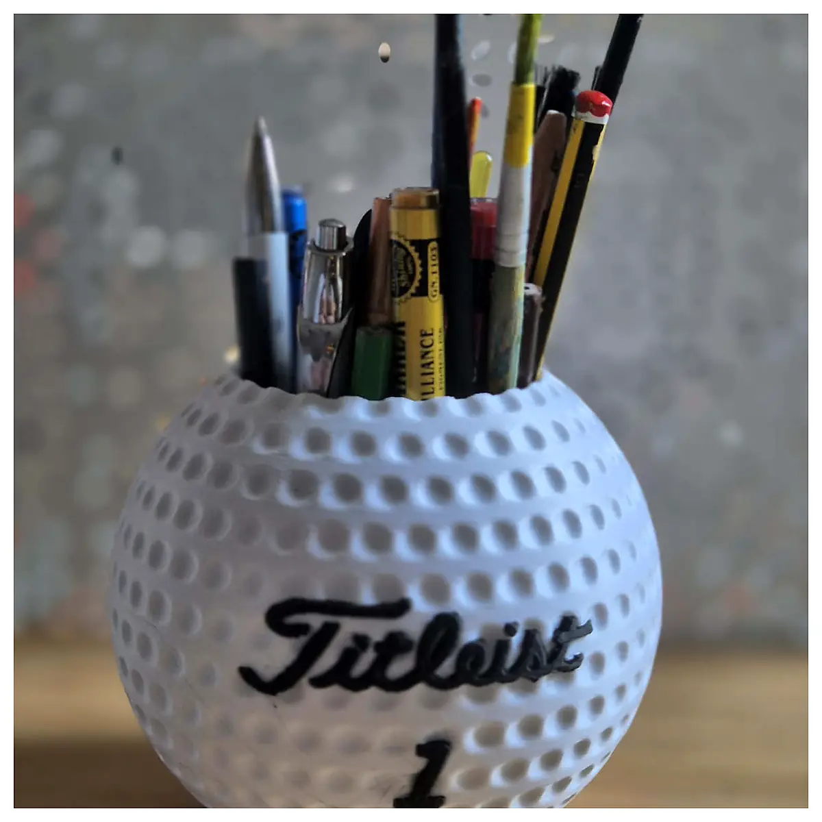 Desk Organizer Plant Pot Cover Golf Ball Storage Multi Purpose Plant Stand Greenery Display Pot Decor Accessories