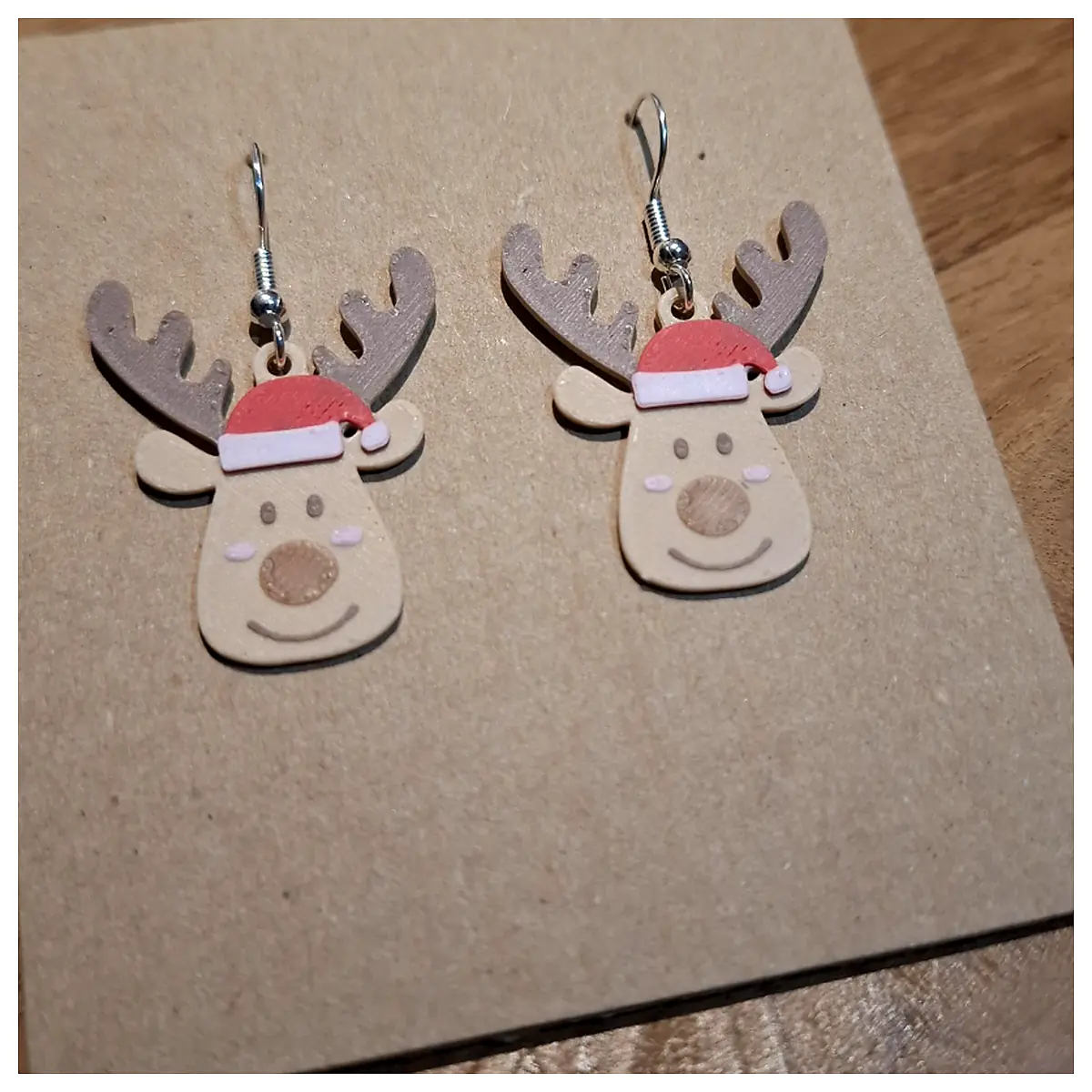 Reindeer Earrings Animal Earrings Winter Decoration Christmas Gift Antler Jewelry Reindeer Ornaments