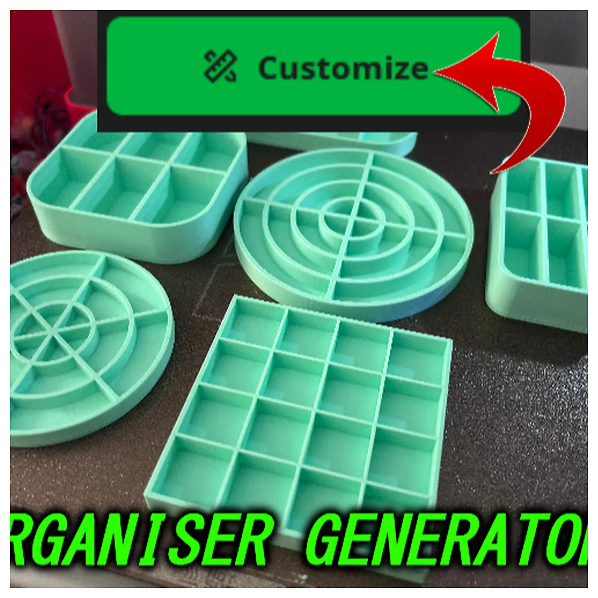 Organizer Trays Cups Boxes Storage Solutions Parts Repair Accessories Universal Containers