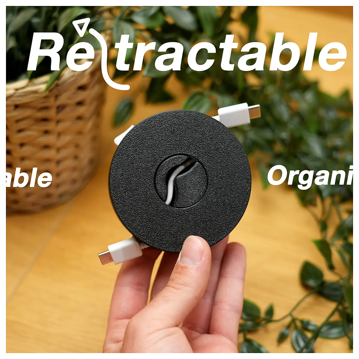Retractable Cable Organizer Auto Parts Cable Management Car Accessories Car Decor Universal Cable Management