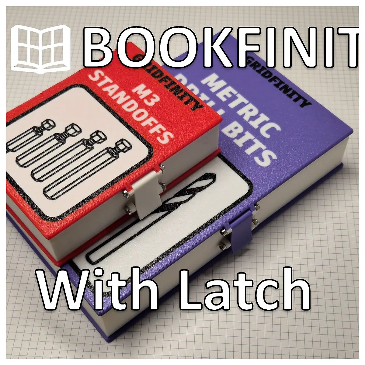 Bookfinity Collection Latches Adjustable Bookcase Shelves Locking System Page Fixer Universal