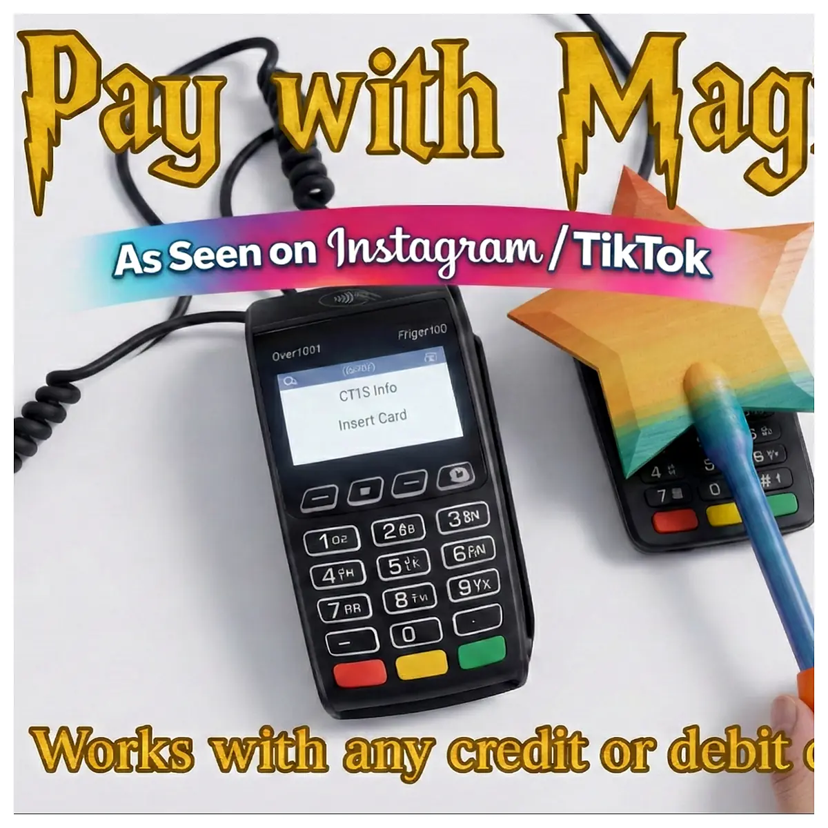 Tap to Pay Wand Magic Payment Device Mobile Payment Scanner Fast Payment Electronic Payment Payment Tool