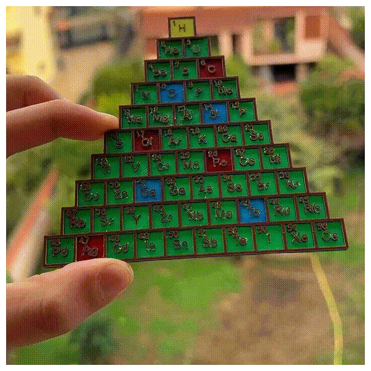 Chemistry Christmas Tree Decorations Festive Lights Tree Accessories Holiday Ornament Christmas Decor Gift Idea