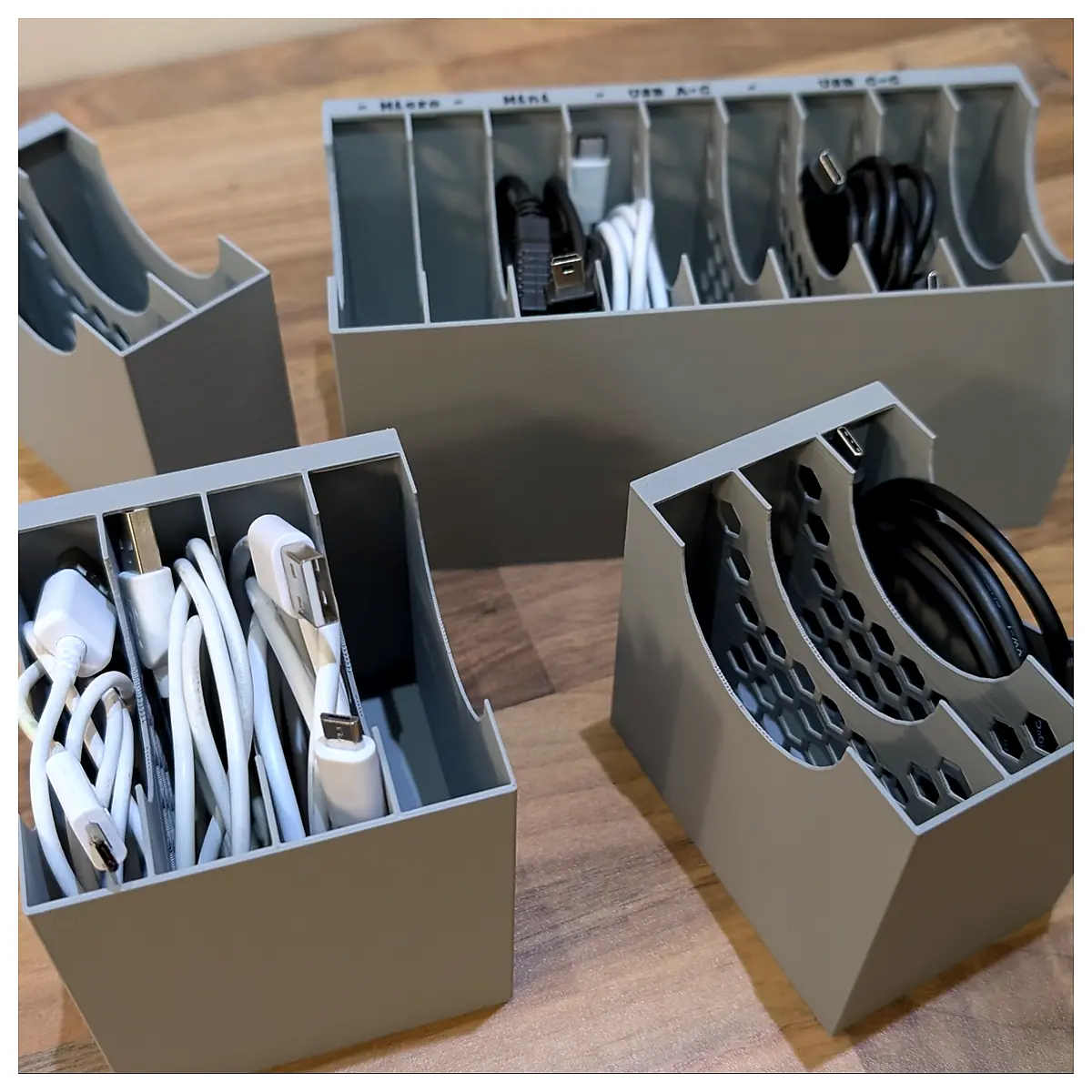 Cable Organizing Boxes Storage Boxes Electronics Wire Management Cable Protection Cases Accessories