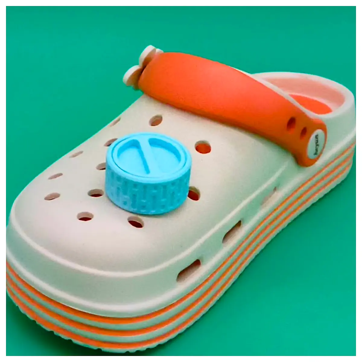 Pill Box Croc Charm Cute Accessory Decor Gift Storage Container Organizer Customizable Charm