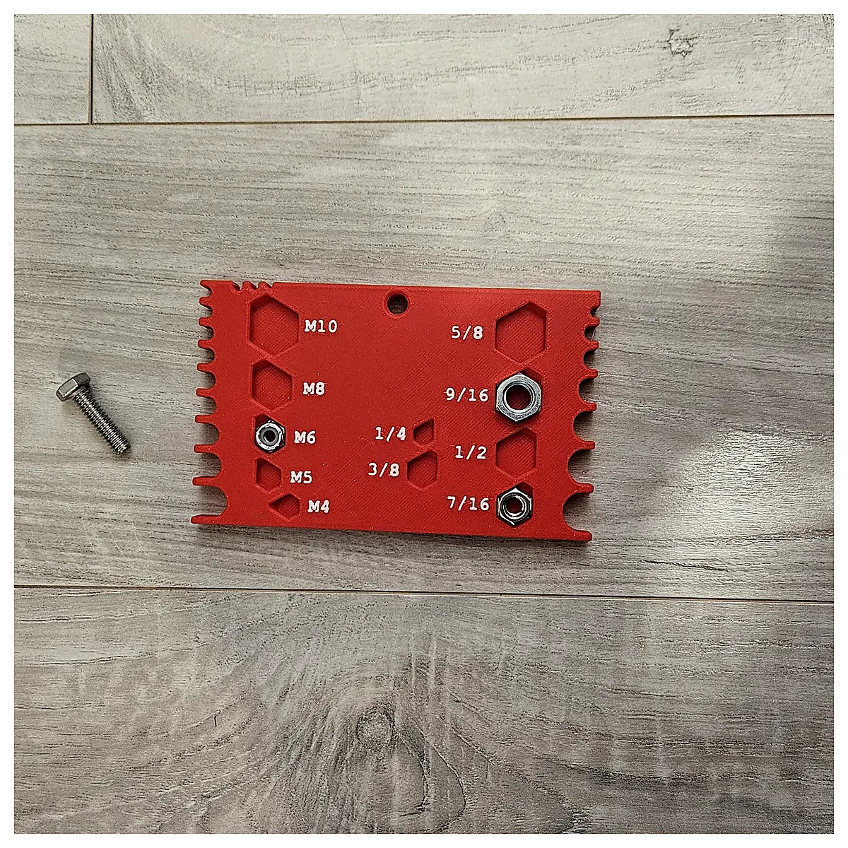 Nut Bolt Gauge SAE Metric Multi Thread Measurement Tool Bolt Repair Parts Torque Wrench