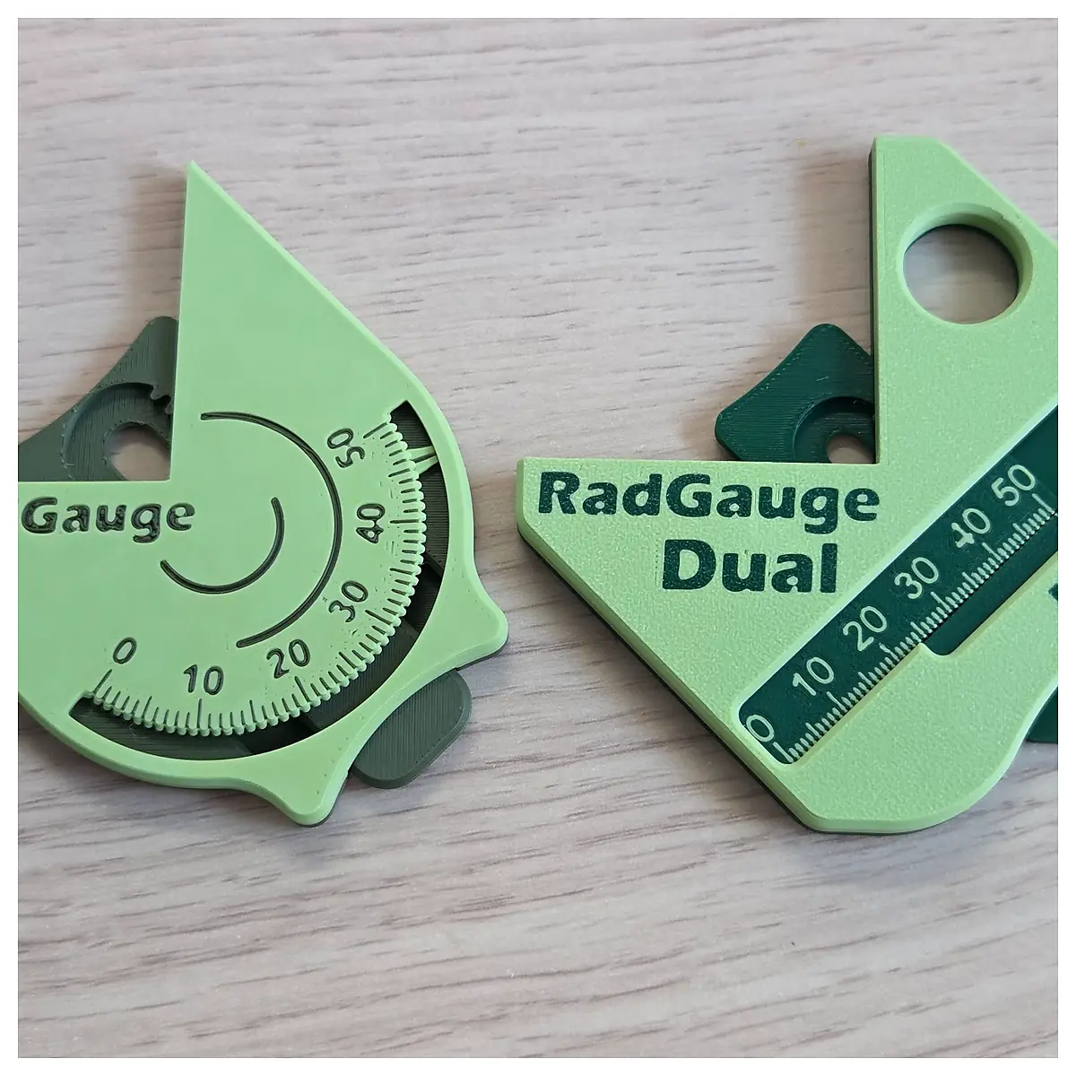 Dual Needle Pressure Gauge Meter Measurement Diagnostics Repair Parts Sensors RadGauge Dual