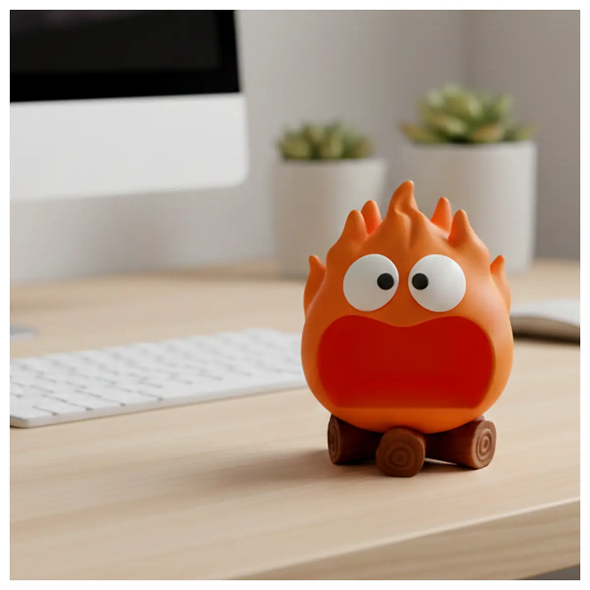 Calculator Flame Demon Calcifer Cute Repair Parts Replacement Gas Burner Combustion Burner Parts