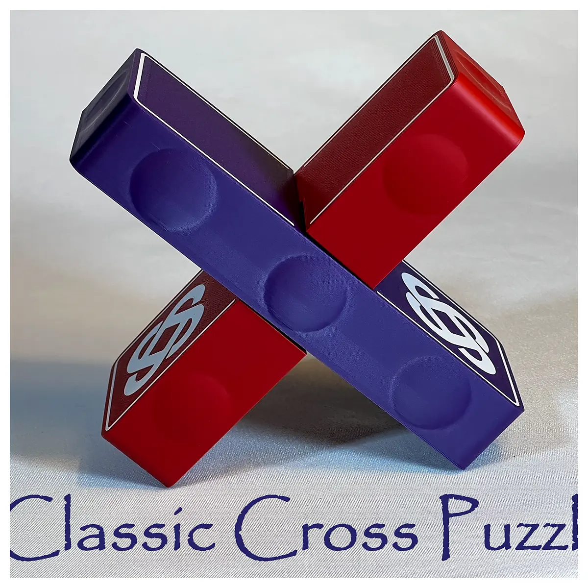 Classic Cross Puzzle Brain Teaser Game Puzzle Problem Solving Family Education Kids Toys Mental Exercise Jigsaw Puzzle